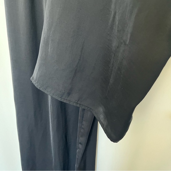 Ark & Co Sleeveless Wide Leg Jumpsuit Size Medium Tall in Black - Picture 8 of 12